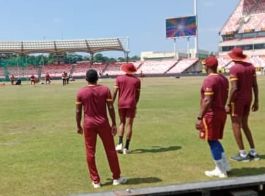 Uttarakhand: Road safety series will start in Dehradun from tomorrow! Great enthusiasm among sports lovers, West Indies legend team reached the stadium to practice
