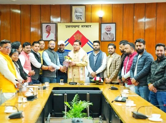 Uttarakhand: BJYM officials expressed gratitude to CM Dhami for implementing anti-copying law