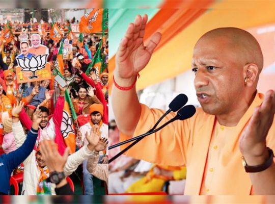 Bihar: A message of law and order from UP to Siwan! Yogi Adityanath says there hasn't been a single riot in UP in 8.5 years.