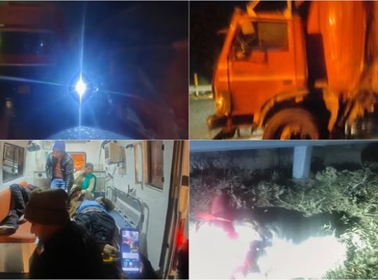  A spine-chilling road accident in Mathura: A container crushes passengers on the Yamuna Expressway! The road turns into a crematorium, killing six on the spot.