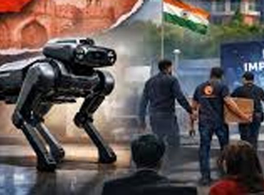 AI Summit, robotic dogs, and Galgotias University's claims! Uproar erupted everywhere, heated politics! Major action was taken, with Congress calling it shameful! What is the full story?