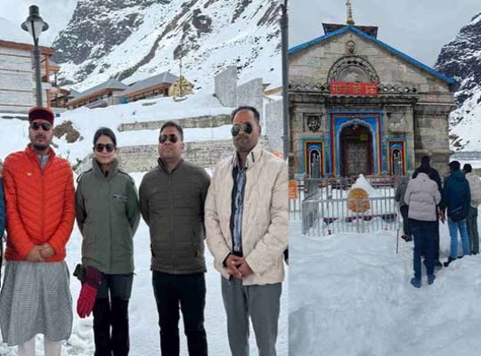 4 Feet of Snow Still Blankets Kedarnath Dham; Administration Gears Up for Pilgrimage Preparations.