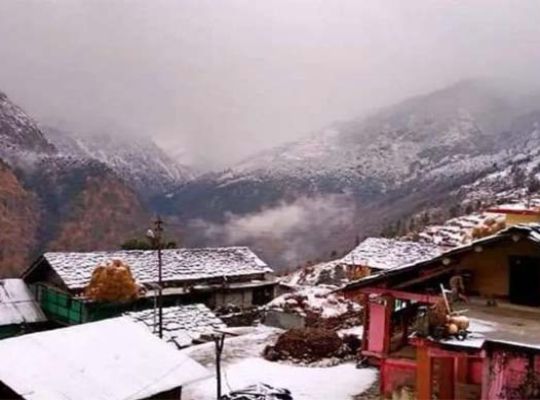 Winter returns to the mountains: snowfall in Auli, Badrinath, and Hemkund! Uttarakhand issues orange alert for April 7-8