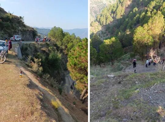 Celebrations turn to mourning: Tragedy strikes villagers returning from a tonsure ceremony! Bolero plunges into a gorge in Chamba; seven dead.