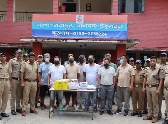 High-profile casino busted in Dehradun: 13 people, including a US national, arrested red-handed; foreign currency and chips seized.