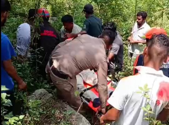 Road accident in Rudraprayag: Car plunges into a 200-meter-deep gorge on the Bajira-Jakholi motor road; three injured.