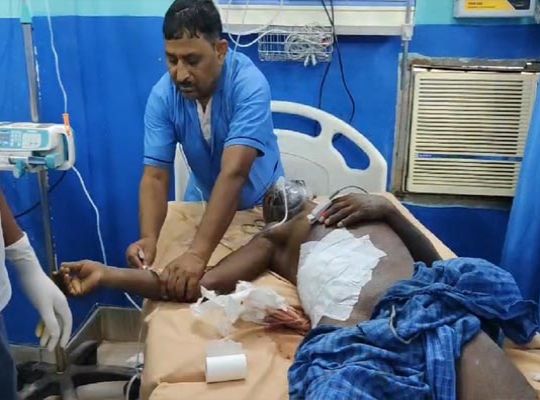 Brazen attack in Nalanda: Miscreants shoot elderly man in the stomach as he returns from a wedding; condition critical.