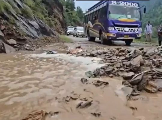 Monsoon turns disastrous in Jammu & Kashmir: Cloudburst causes massive devastation in Doda's Bhalessa; debris floods fields, houses damaged.