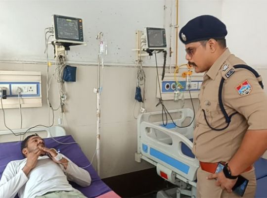 Uttarakhand: Absconding accused in Gadarpur cow slaughter case nabbed in police encounter! Sustained a gunshot wound to the leg during retaliatory fire.
