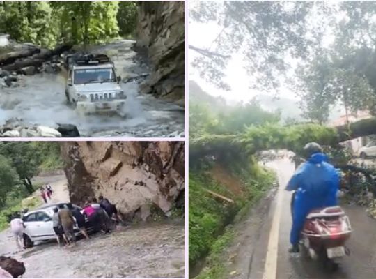  Uttarakhand: Rain wreaks havoc! Red alert in three districts; river water levels rise.