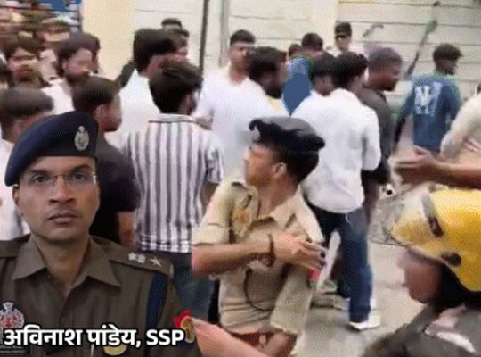 Uproar over Lalita Gautam murder case: Meerut SSP seen slapping protesters; politics heats up after video goes viral.