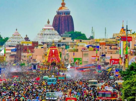 Major incident at Jagannath Rath Yatra: Stampede-like situation due to massive crowds during darshan; reports of two devotees dying.