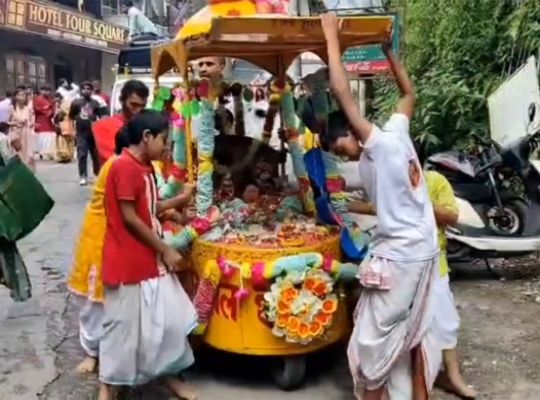 Uttarakhand: Mussoorie echoes with chants of 'Jai Jagannath'! A massive surge of devotion marks the fifth Rath Yatra.