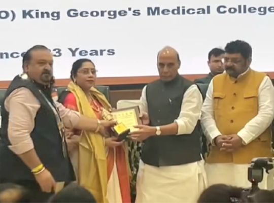 Khatima&rsquo;s Dr. Anita Chaudhary receives national recognition for her service; honored with the &lsquo;Community Service Award&rsquo; by the Indian Medical Association, with the award presented by Defence Minister Rajnath Singh.