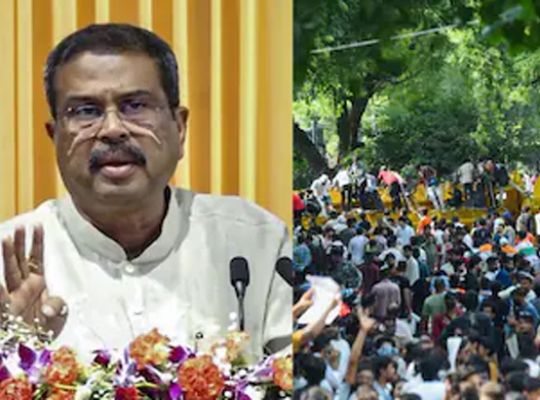 Dharmendra Pradhan's major decision! Amid the NEET-UG exam controversy and student protests, the Education Minister stepped down from his post.