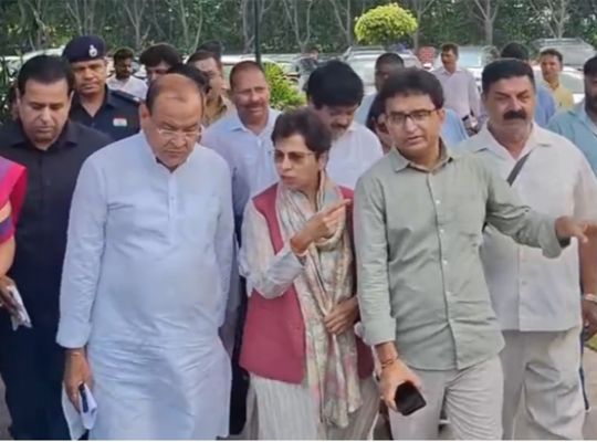 Mallikarjun Kharge's visit to Uttarakhand stirs up activity within the Congress; in-charge Kumari Selja inspects the meeting venue in Rudrapur.