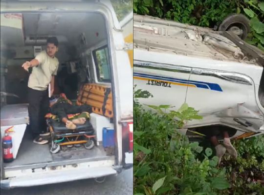 Uttarakhand: Tragic accident on the Tanakpur-Pithoragarh highway! Taxi loses control and plunges into a gorge near Banlekh.