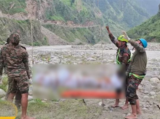 Chamoli: The body of BRO Havildar Pankaj Singh, who went missing in the strong currents of the Tamak Nala following heavy rainfall, was found after 12 days.