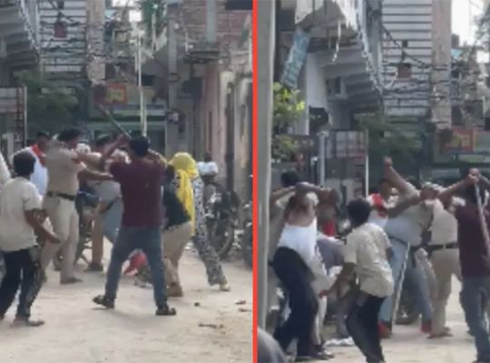 Breaking News: Police team on patrol and checking duty attacked! Policemen beaten after being blinded with chili powder; struck with bricks and sticks.