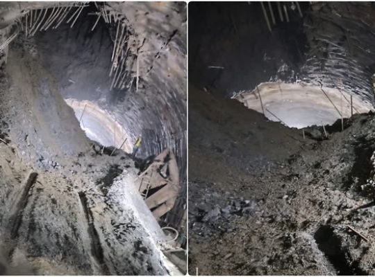 Uttarakhand: Debris falls again in the Silkyara-Polgaon tunnel! Reports of a landslide 1,300 to 1,500 meters inside; panic ensues after images emerge.