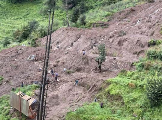 Uttarakhand: Rain wreaks havoc! Bailey bridge washed away in Pithoragarh, cutting off access to the China border; debris and rocks fell onto the National Highway, and 12 rural roads are closed.