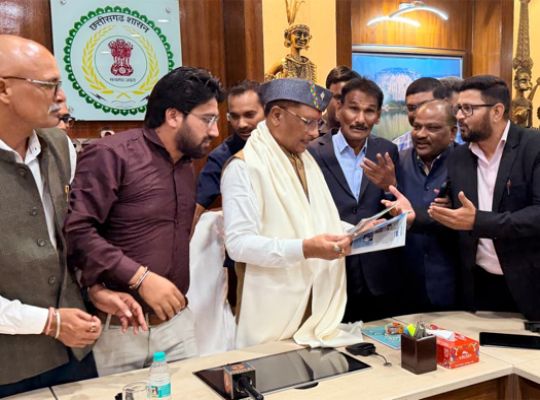 A media delegation from Uttarakhand met Chhattisgarh Chief Minister Vishnu Deo Sai.