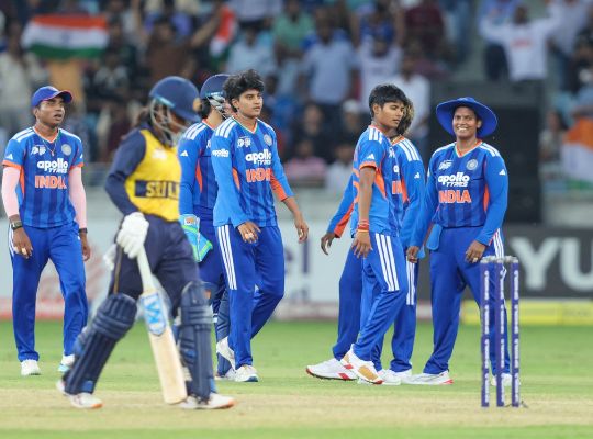 India opens its Asian Games account with gold! The women's cricket team secured a resounding 147-run victory after bowling out Sri Lanka for 69.