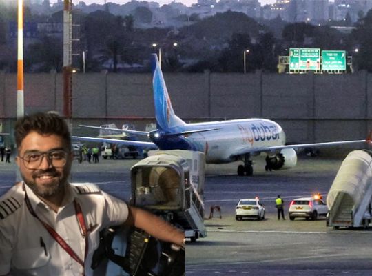 Flydubai flight plunges thousands of feet! Captain attacked in the cockpit amidst screams and panic; blood-soaked Smit Machhar opened the door.