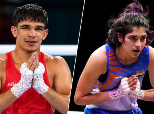 A &lsquo;Golden Day&rsquo; for India at the 2026 Asian Games! Three boxing gold medals bring glory to the Tricolour; Lovlina, Parveen, and Ankush showcase their prowess.