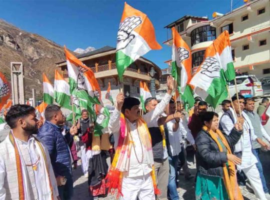 Congress&rsquo;s &lsquo;Mission Nyay&rsquo; (Mission Justice) begins in Uttarakhand: &lsquo;Nyay Yatra&rsquo; (Justice March) launched from Badrinath Dham! Led by Ganesh Godiyal, the party will raise the concerns of the public.