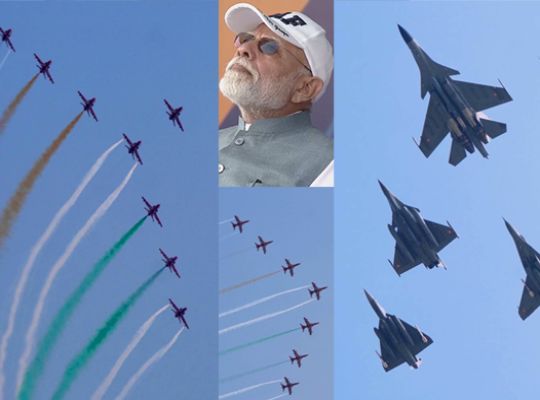  Big News: Indian Air Force roars in the skies over Kashi! In the presence of thousands at Namo Ghat, PM Modi witnesses a historic air show.
